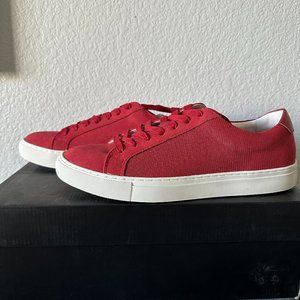 New, in box, Alfani Men's Grayson Lace-Up Sneakers, New, Size 8.5, Red,